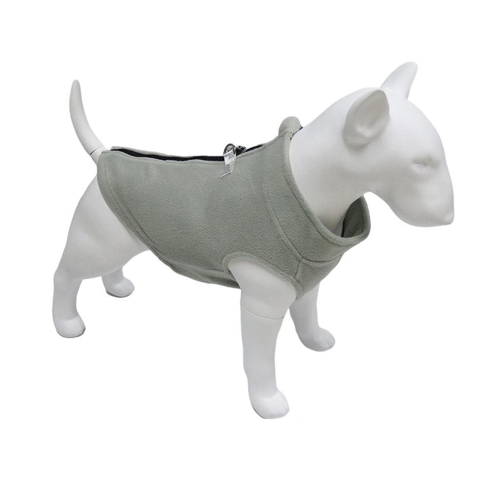 Winter fleece clothing for dogs