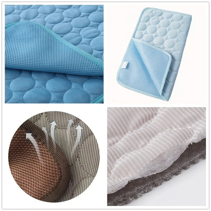 Cooling Mat for Pets - Pressure-Activated, No Electricity Needed