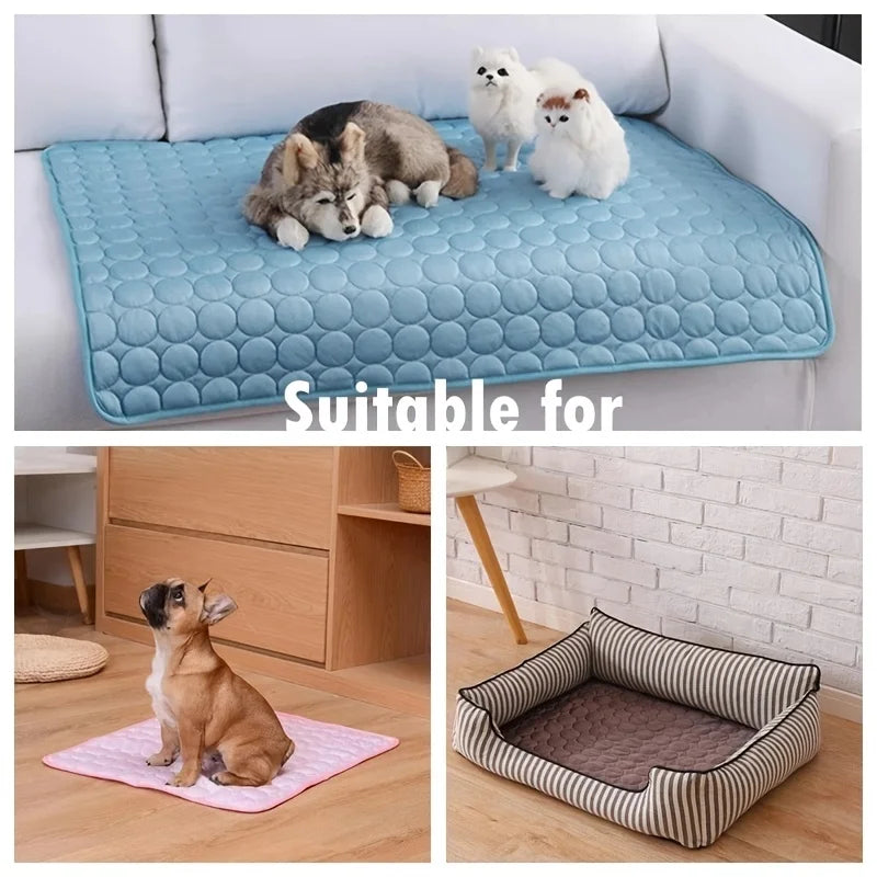 Cooling Mat for Pets - Pressure-Activated, No Electricity Needed