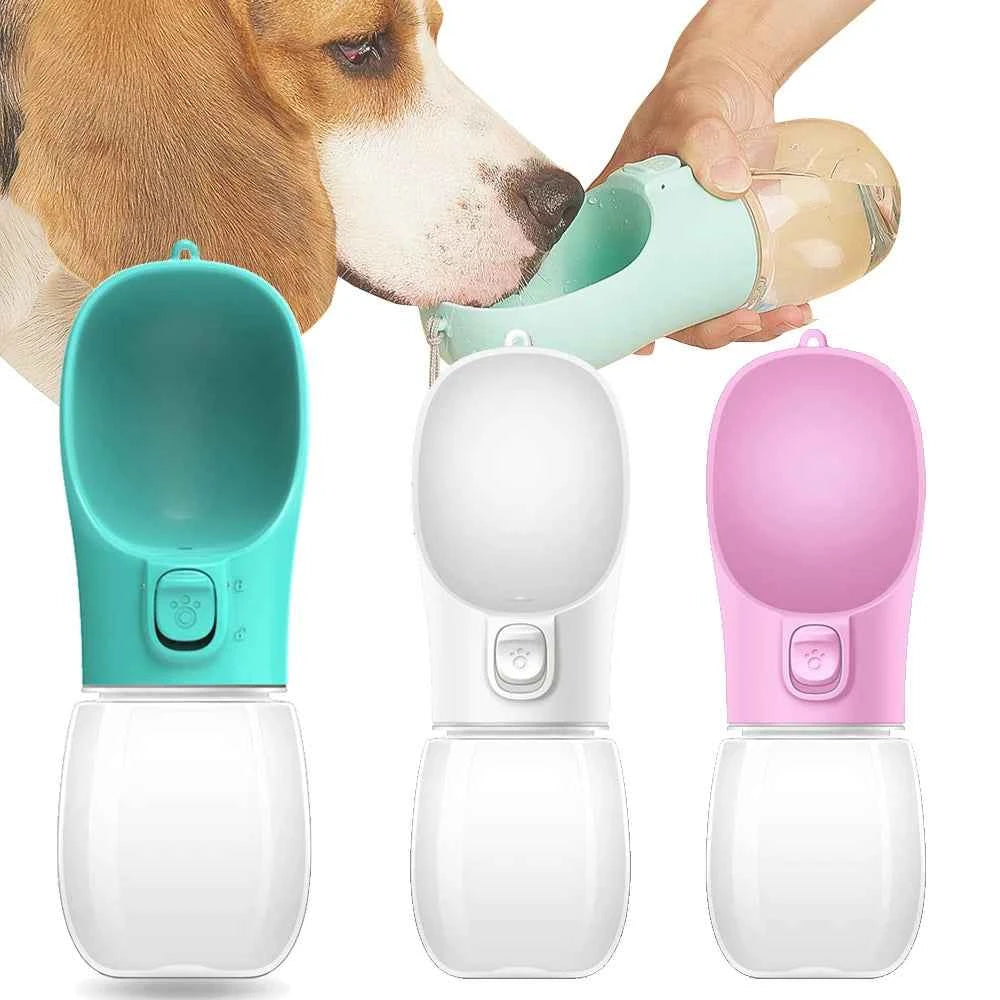Portable water bottle for dogs