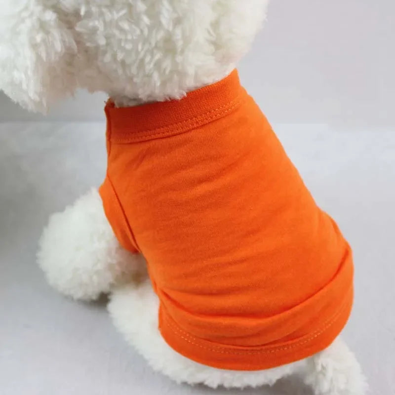 Soft cotton shirt for dogs – summer vest / t-shirt