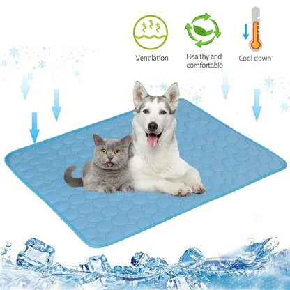 Cooling Mat for Pets - Pressure-Activated, No Electricity Needed