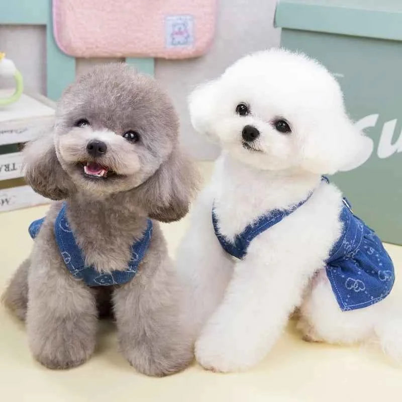Denim Dog Dress – Cute Summer Outfit for Small Dogs