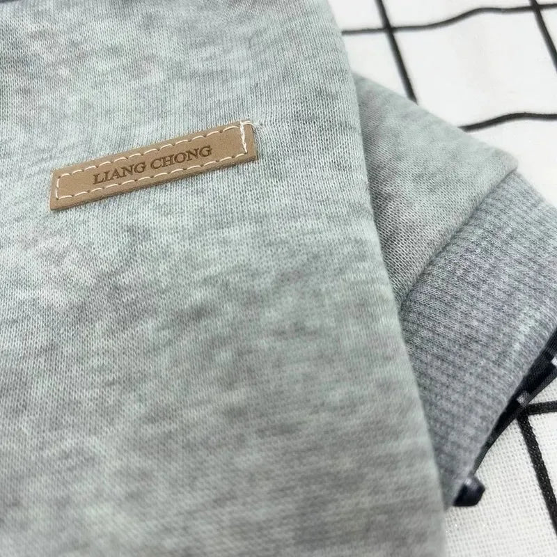 Dog clothes with collar