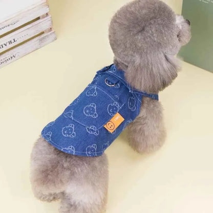 Denim Dog Dress – Cute Summer Outfit for Small Dogs