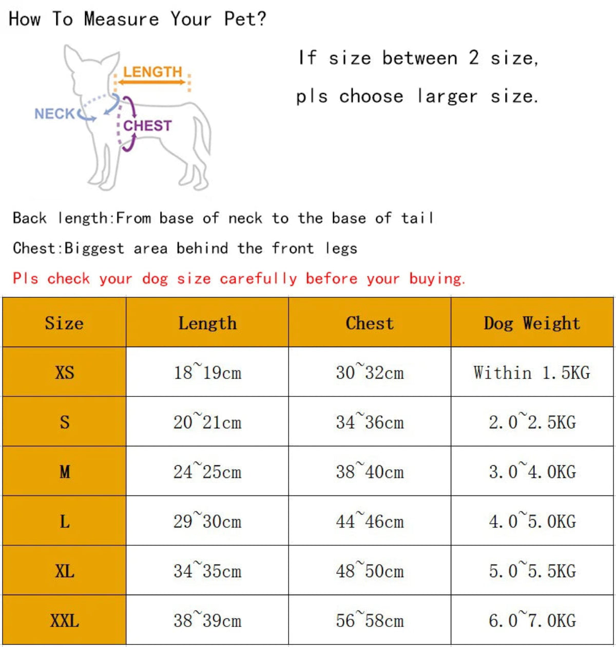 Denim dog clothing - Spring/Autumn