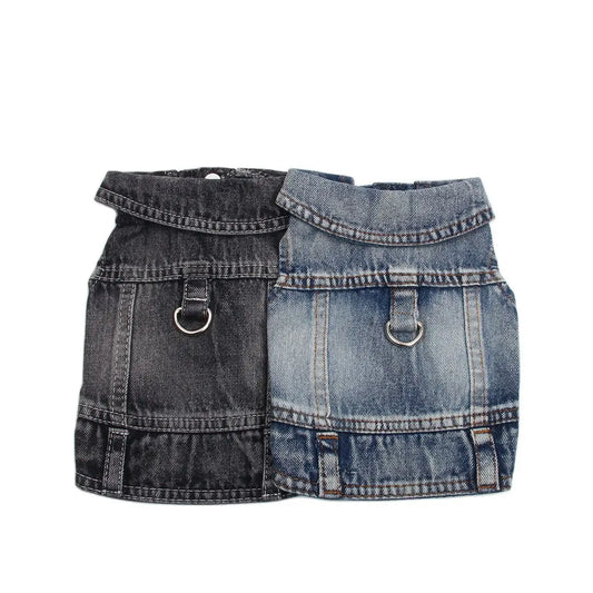 Denim dog clothing - Spring/Autumn