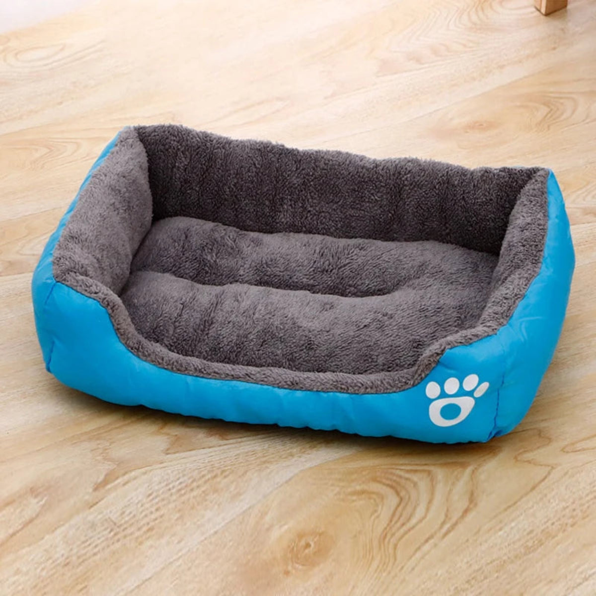 Plush pet bed