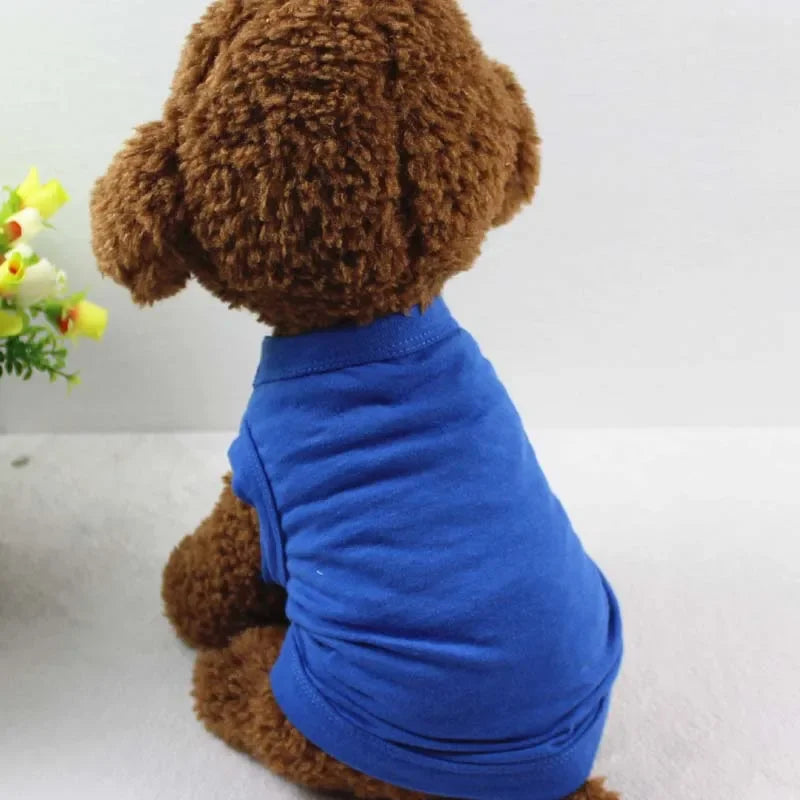 Soft cotton shirt for dogs – summer vest / t-shirt