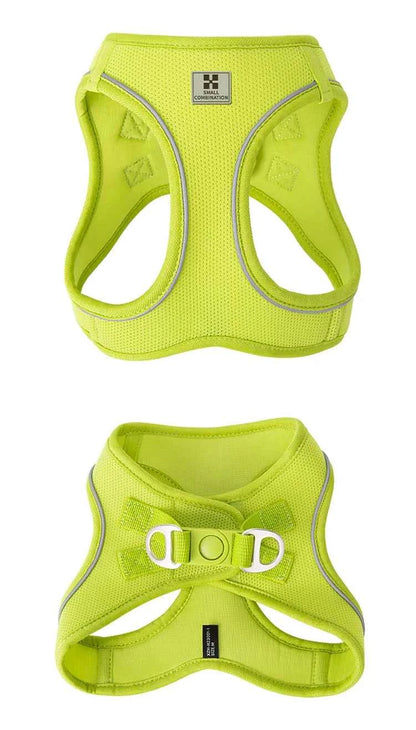 Dog harness and leash – adjustable and reflective set