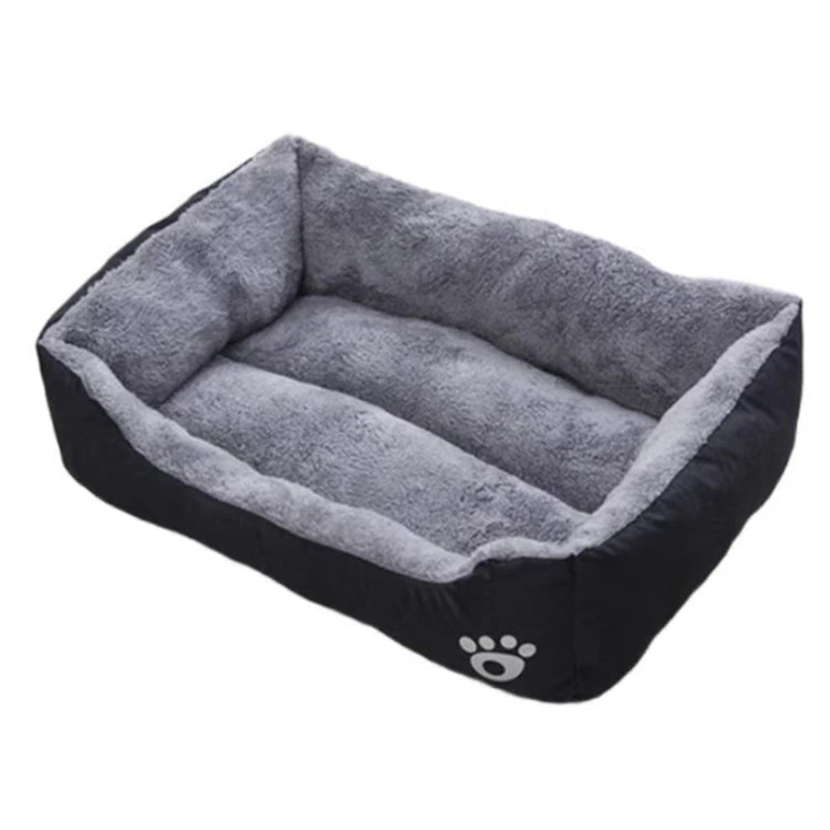 Plush pet bed