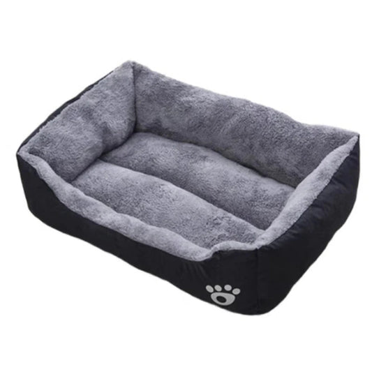 Plush pet bed