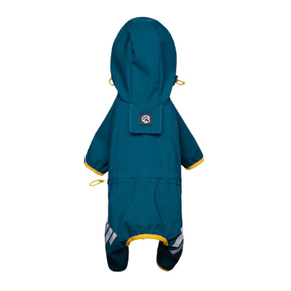 Dog raincoat, reflective with hood