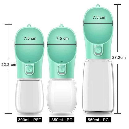 Portable water bottle for dogs