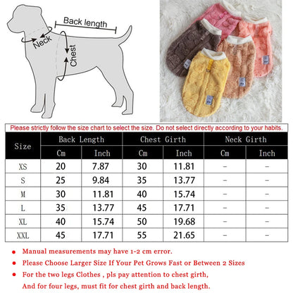 Soft dog clothing